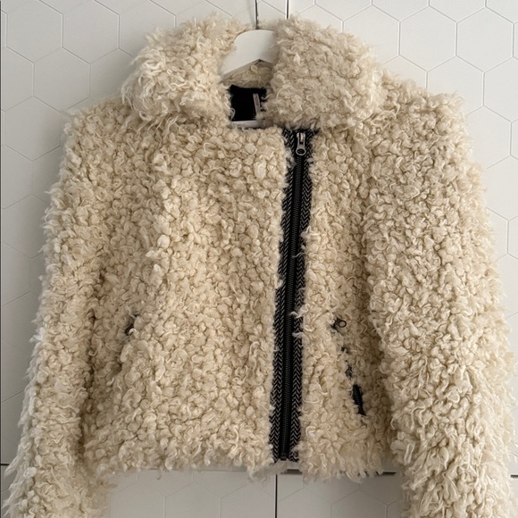 Free People Faux Shearling Jacket - Picture 1 of 12